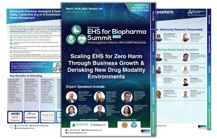 67500 - 3rd EHS for Biopharma Summit